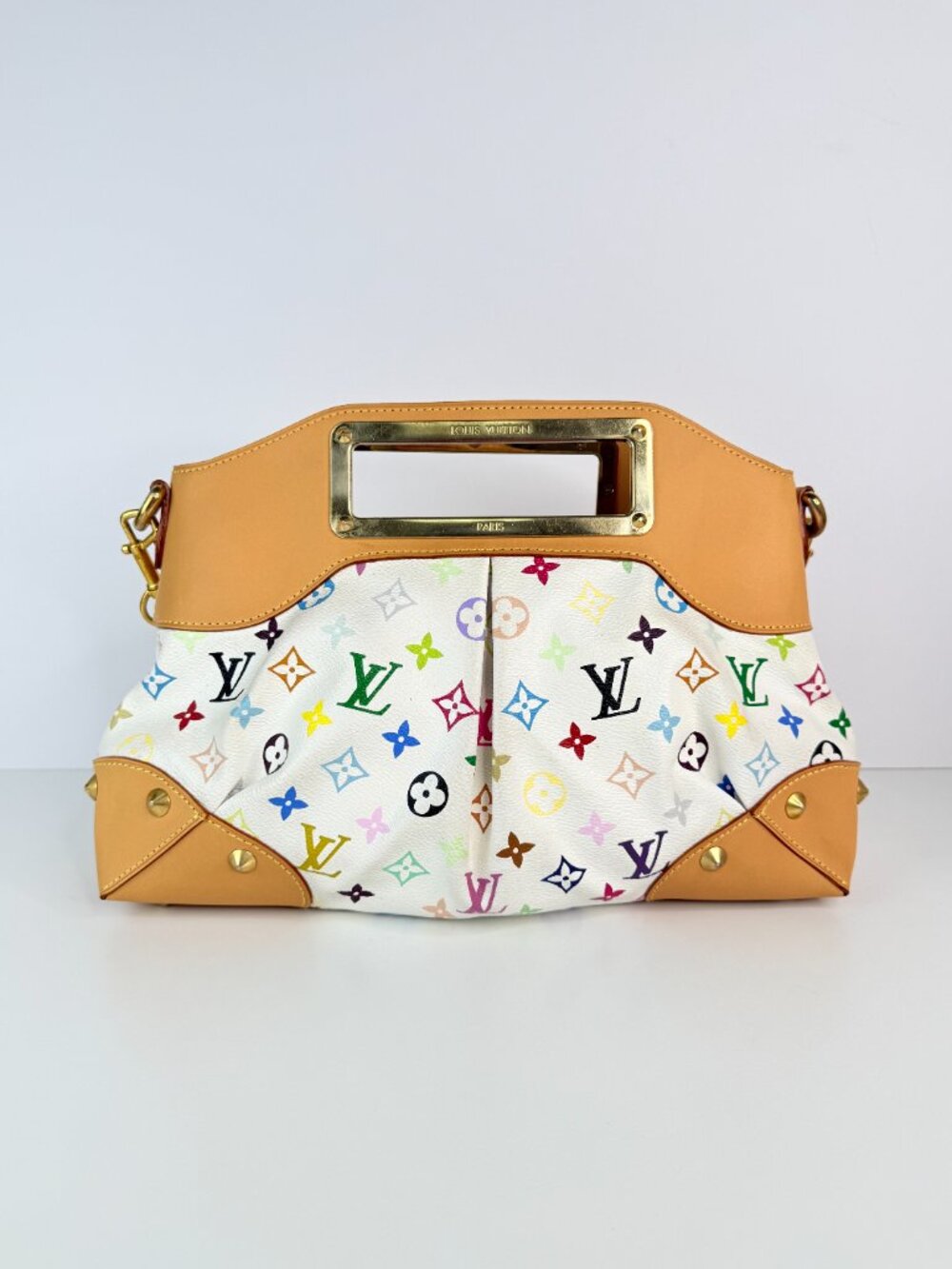 louis vuitton judy handbag monogram multicolor white - Picture 5 of 14